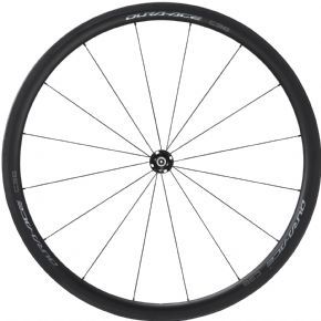 Shimano Dura-ace C36 Carbon Tubular Rim Brake Qr Front Wheel 36mm - Larger axle diameter for increased stiffness and efficiency