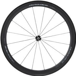 Shimano Dura-ace C50 Carbon Tubular Rim Brake Qr Front Wheel 50mm - Larger axle diameter for increased stiffness and efficiency