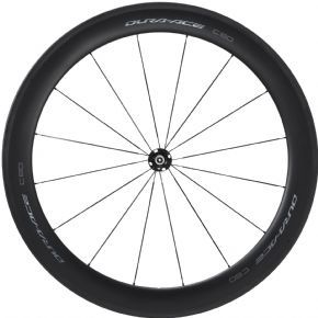 Shimano Dura-ace C60 Carbon Tubular Rim Brake Qr Front Wheel 60mm - Larger axle diameter for increased stiffness and efficiency
