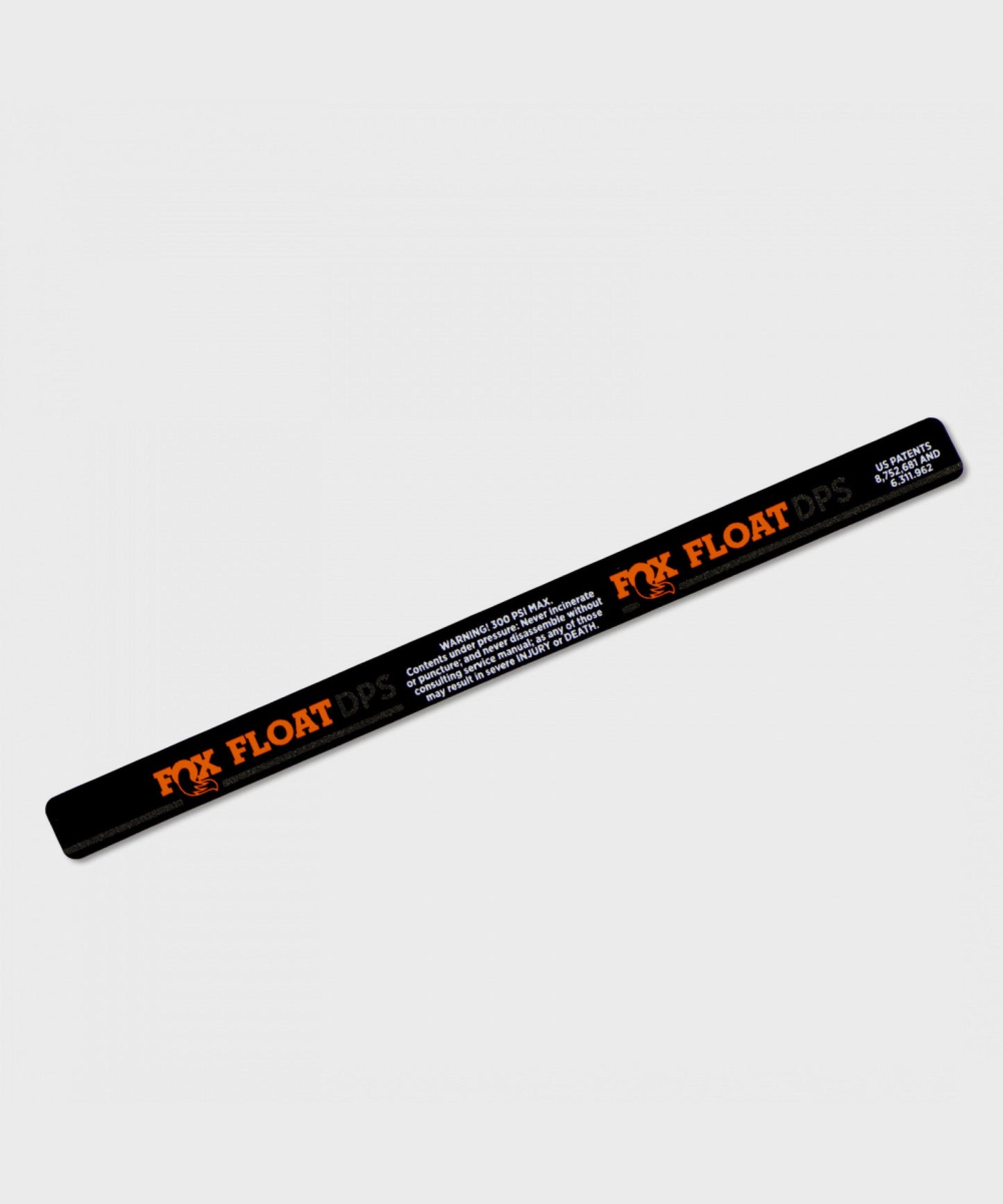 FOX Shock FLOAT Dual Travel 2 Airsleeve Decal Small