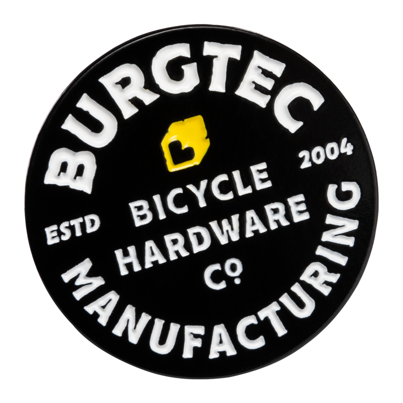 Burgtec Stamp Pin Badge