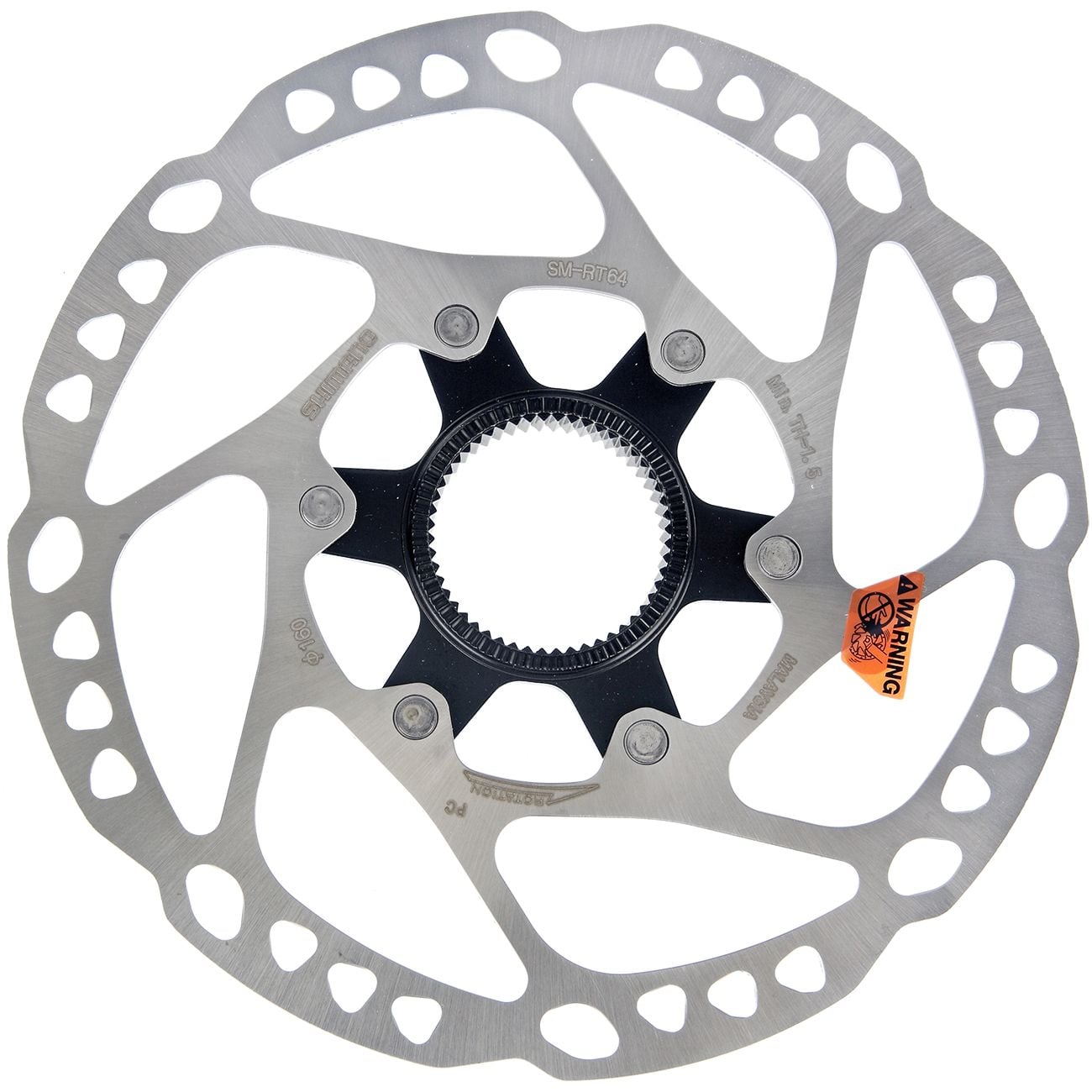 Shimano Deore SM-RT64 Deore Centre-Lock disc rotor, with external lockring 160 mm