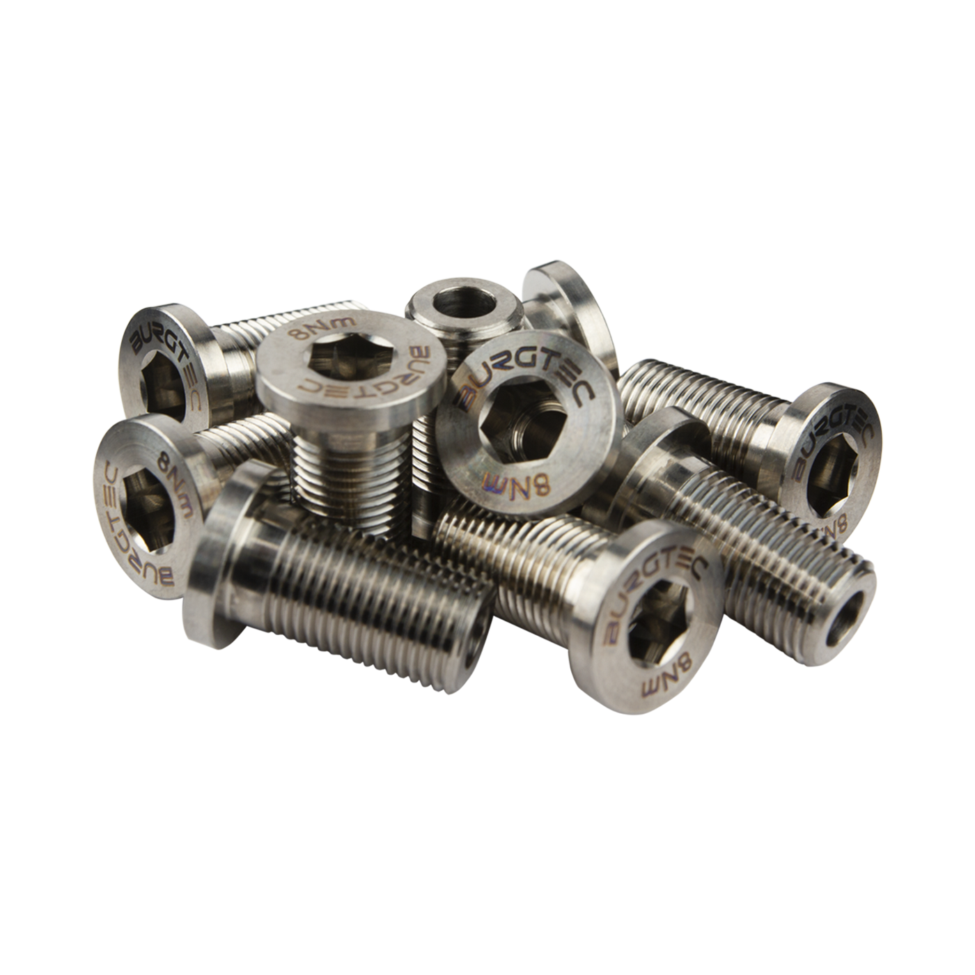 Burgtec Evil Flip Chip + Bone Link Titanium Bolt Kit