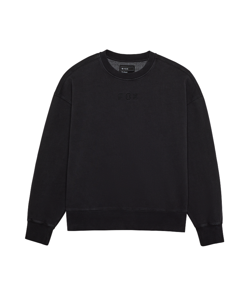 Fox Clothing Wordmark Oversized Fleece Crew