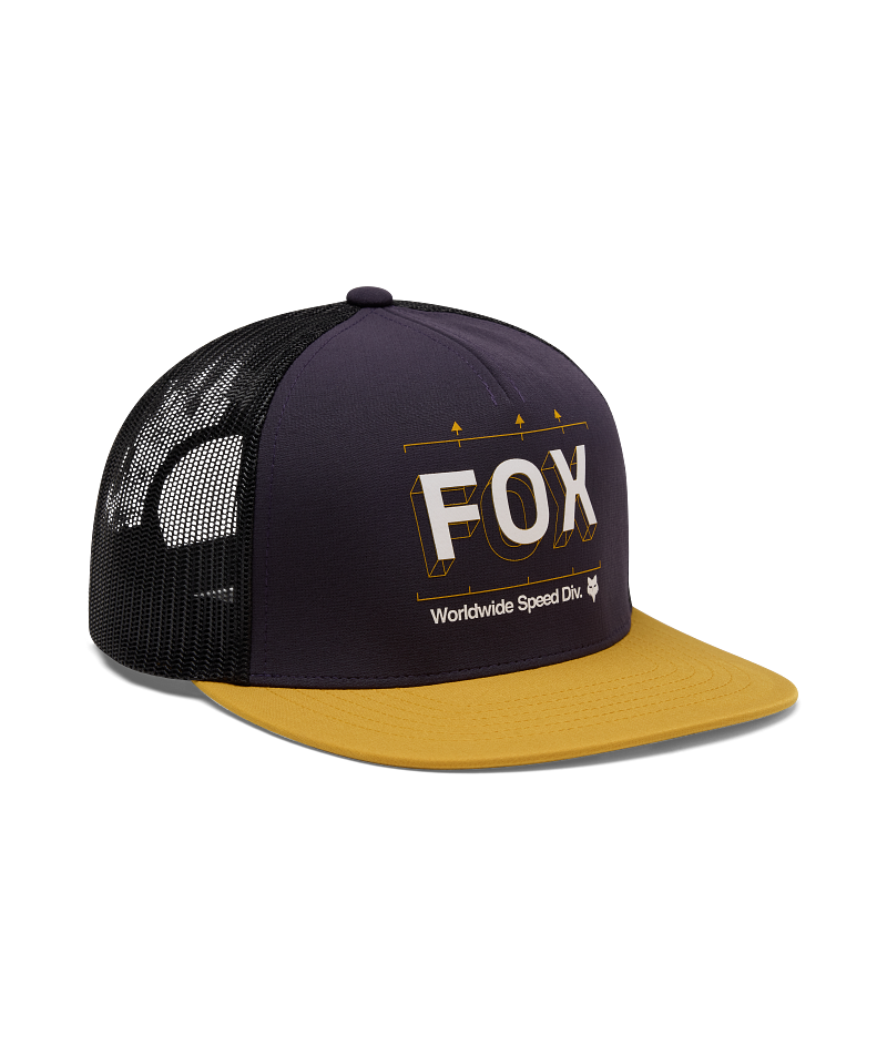 Fox Image Print Snapback Trucker