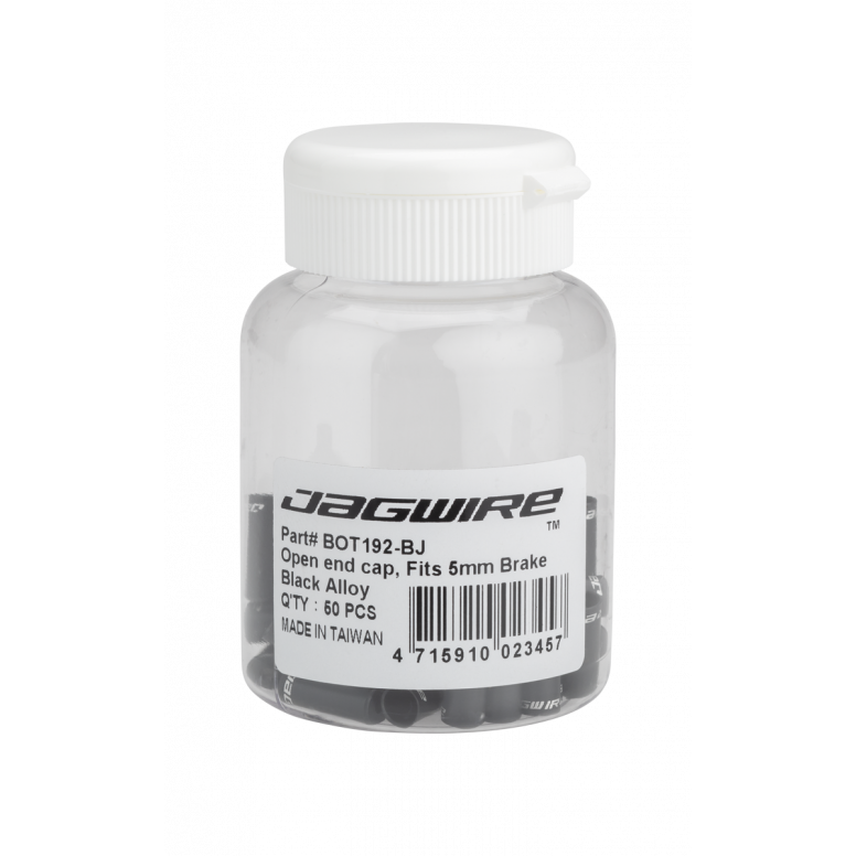 Jagwire End caps Open - 5mm Brake Alloy