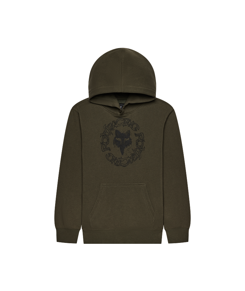 Fox YTH Slowburn Flc Po FA26 Olive Green / YXL