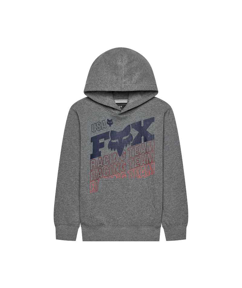 Fox YTH Coldpress Flc Po FA26 Heather Graphite / YXL
