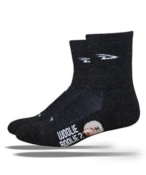 Defeet Woolie Boolie 2 with 4" Cuff in Charcoal XL