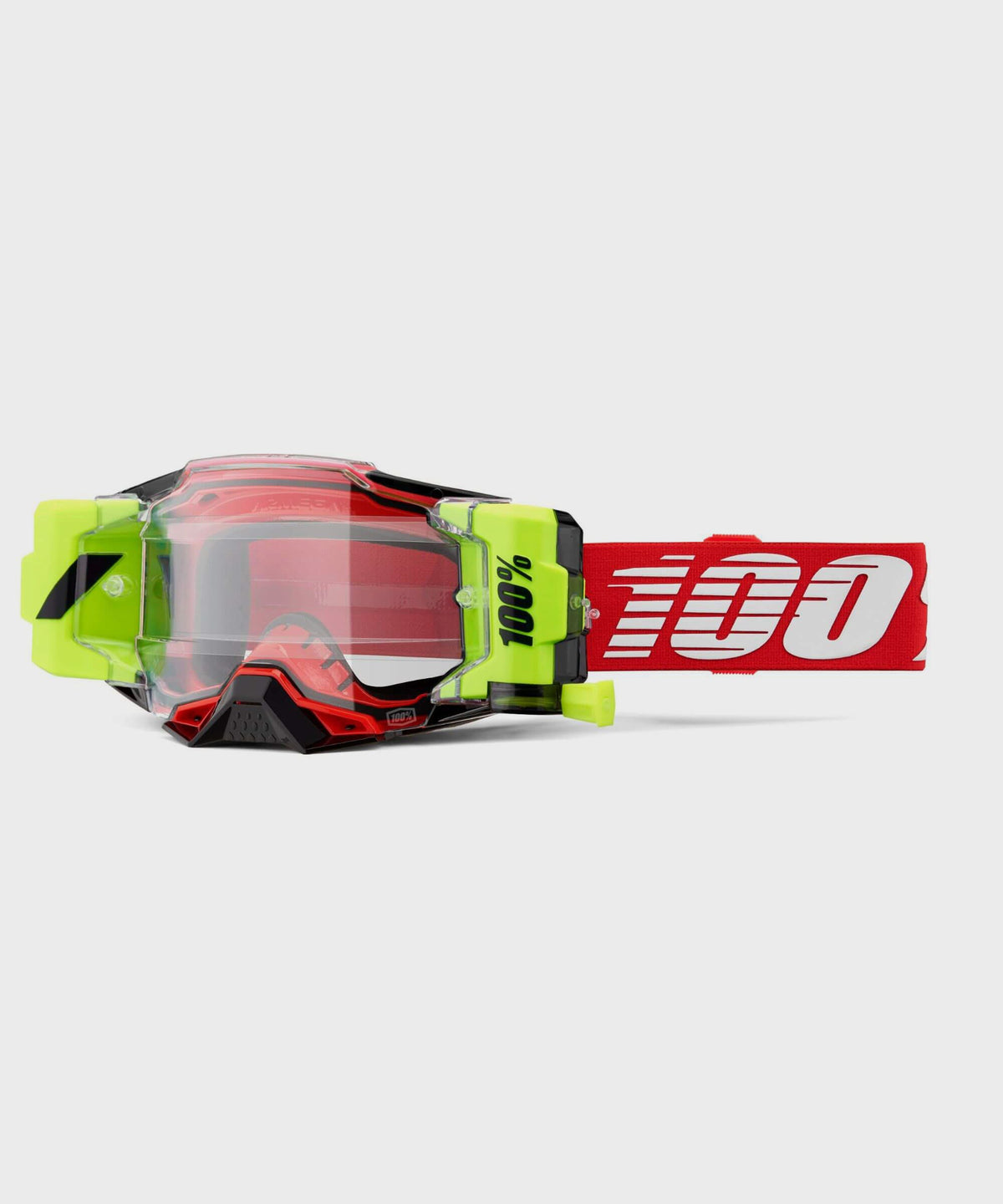 100% Armega Forecast Goggle Red Clear