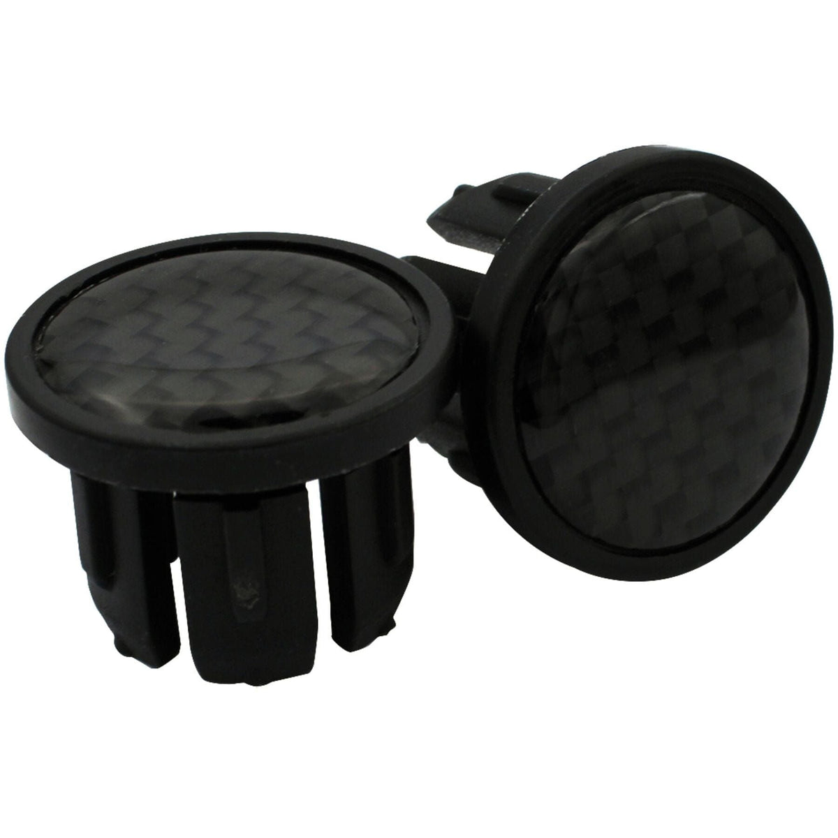 M Part Carbon fibre look bar end plugs for Road bikes