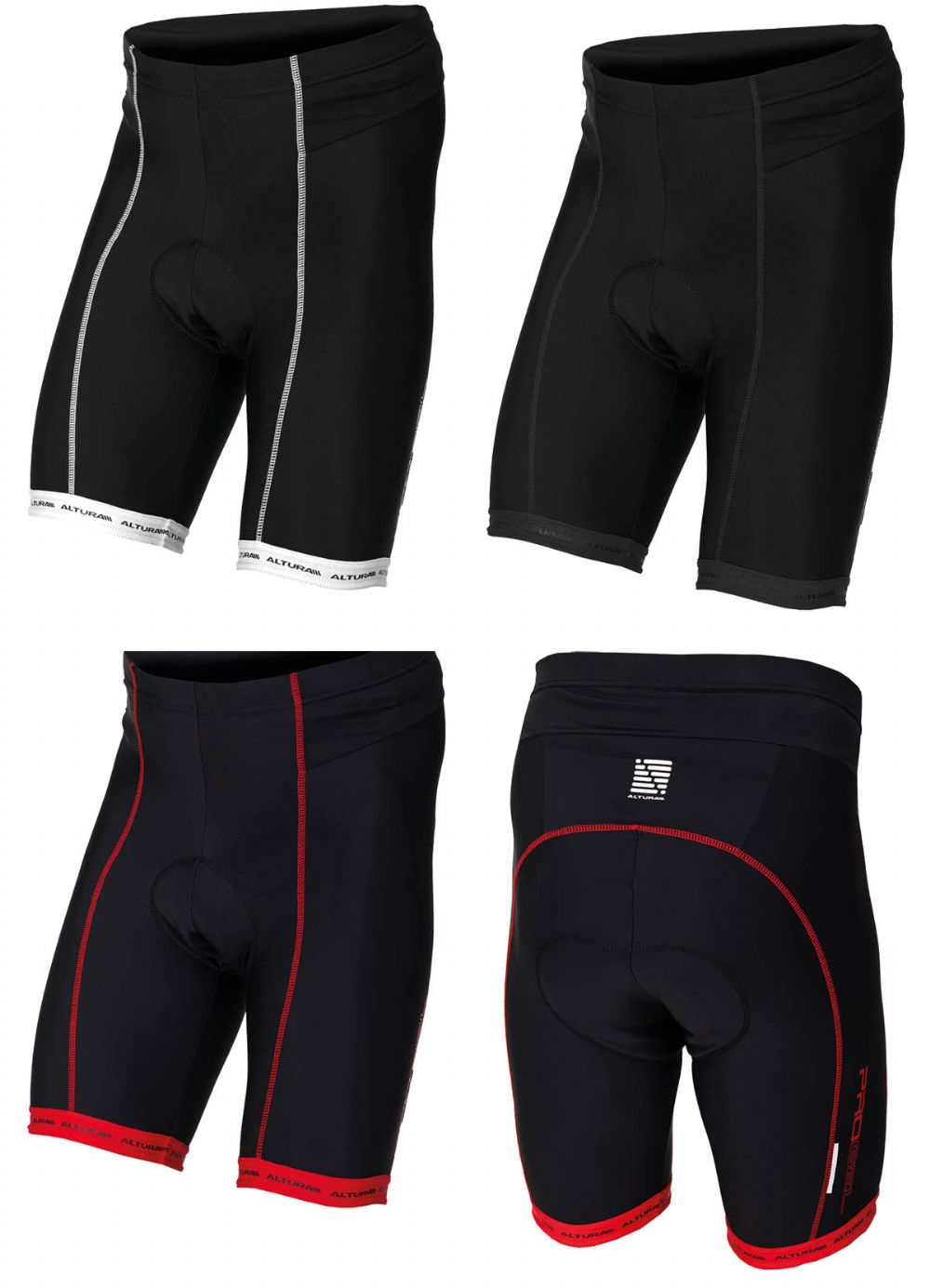 Altura Progel Shorts Black/Red