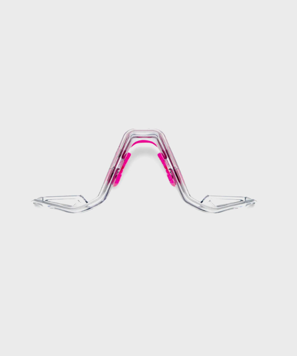 100% Slendale Nose Bridge Polished Translucent Grey