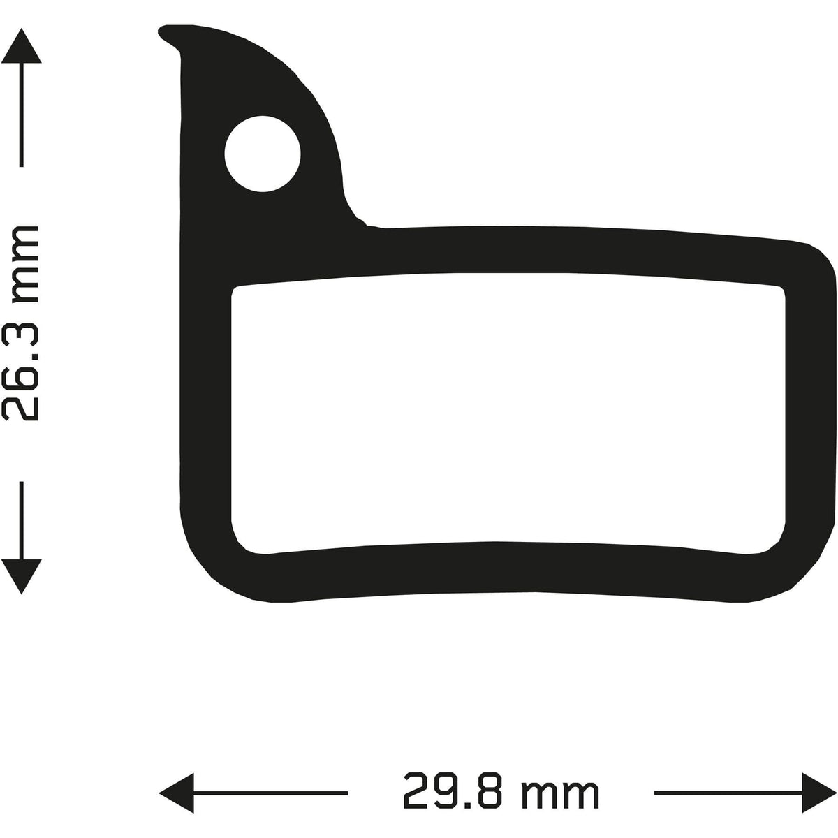 Aztec Organic Disc Brake Pads for Sram HRD Red 22 / Force 22
