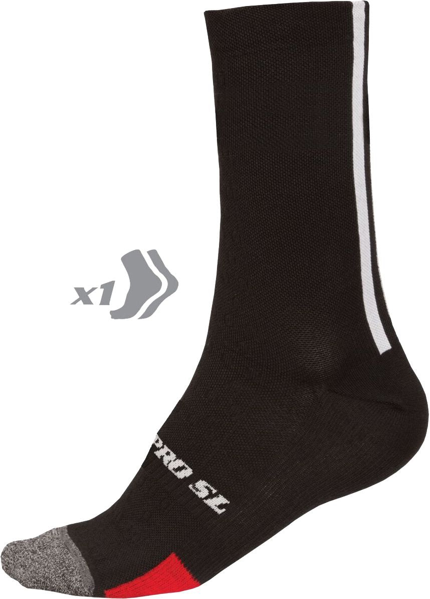 Pro SL Winter Sock: Black - L-XL