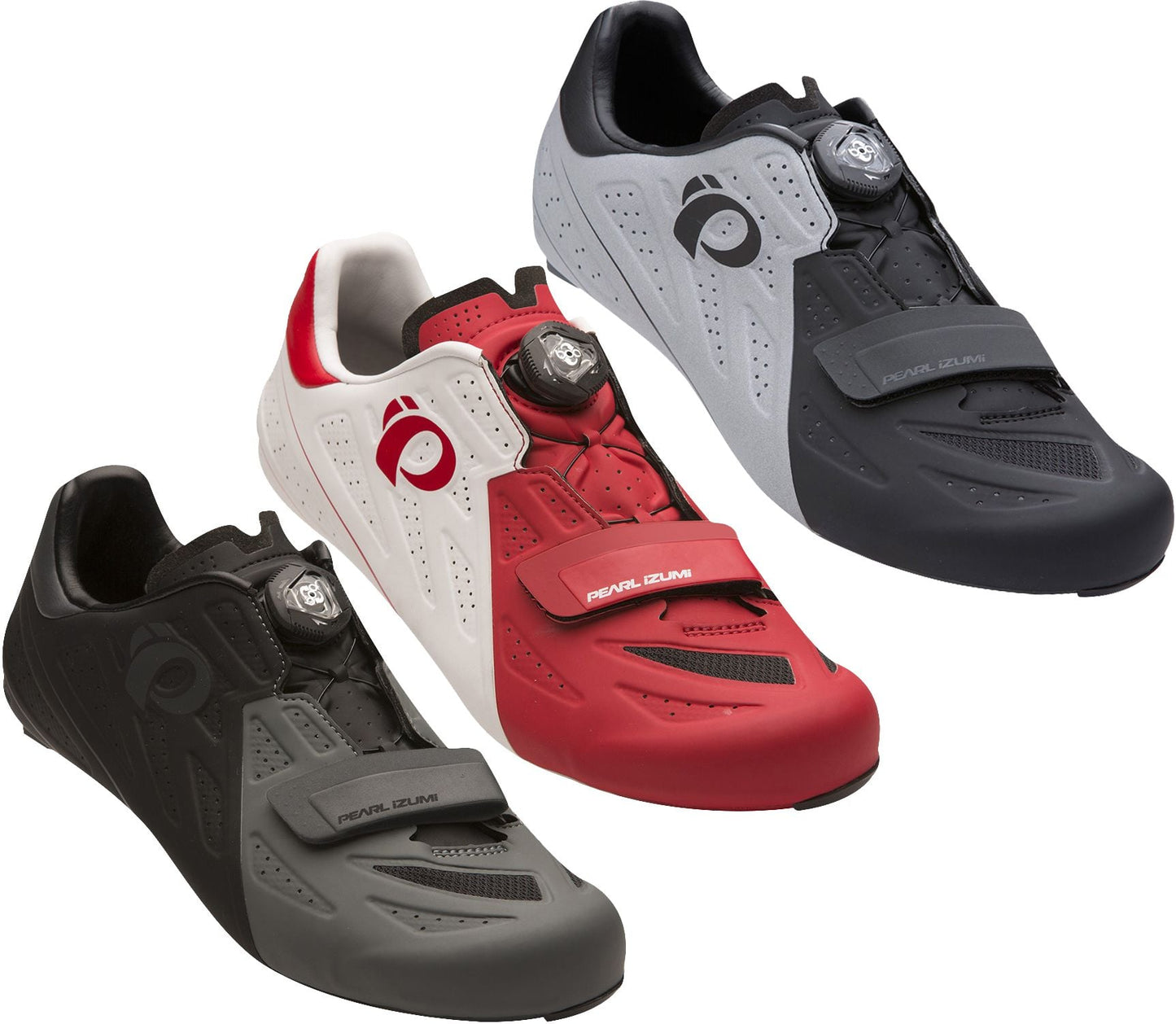 Pearl Izumi Elite Road V5 Cycling Shoes 42 - White/ True Red