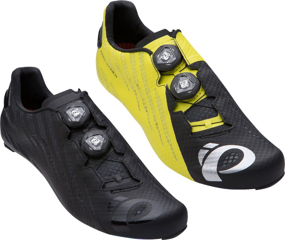 Pearl Izumi P.r.o Leader V4 Road Shoes 44 - Black/Lime
