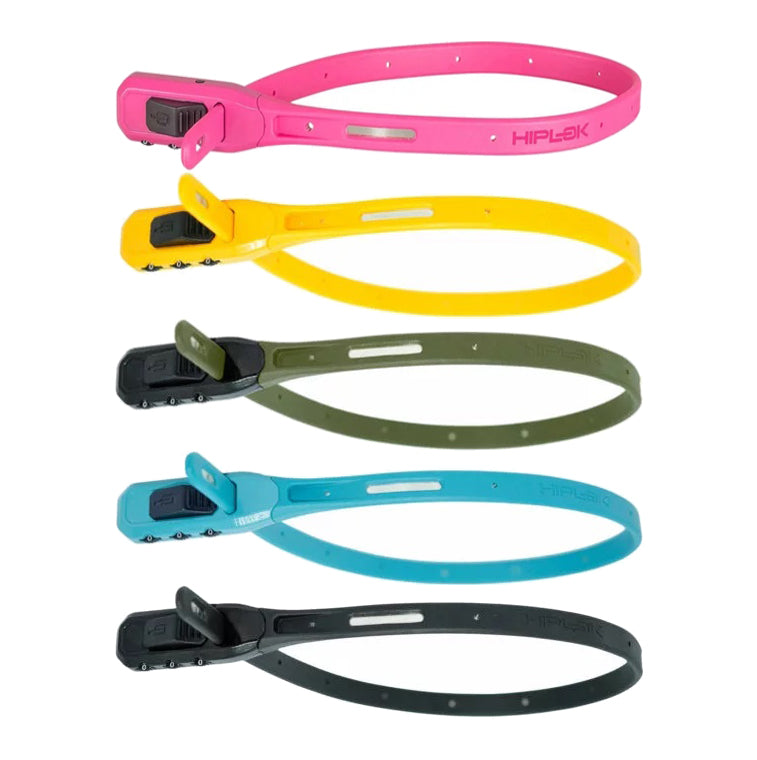 Hiplok Z-lok Combo Armoured Reuseable Tie (single) Cyan