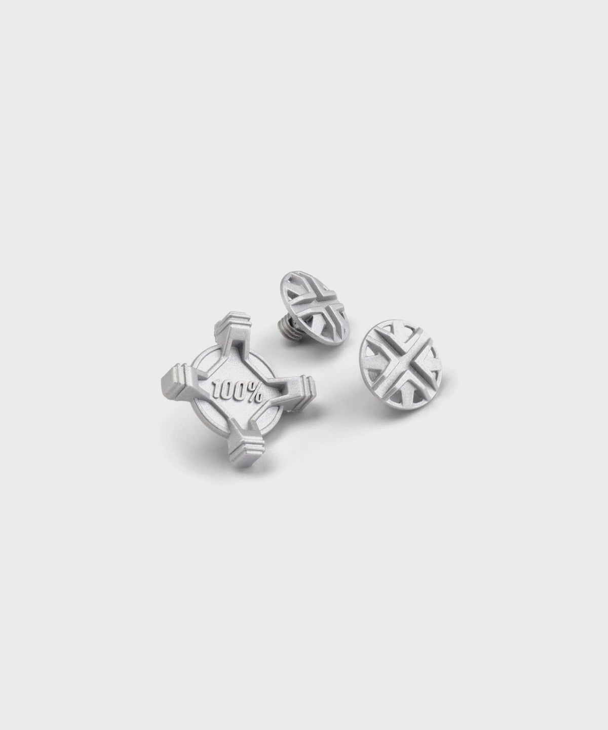100% Status Visor Screw Kit Silver