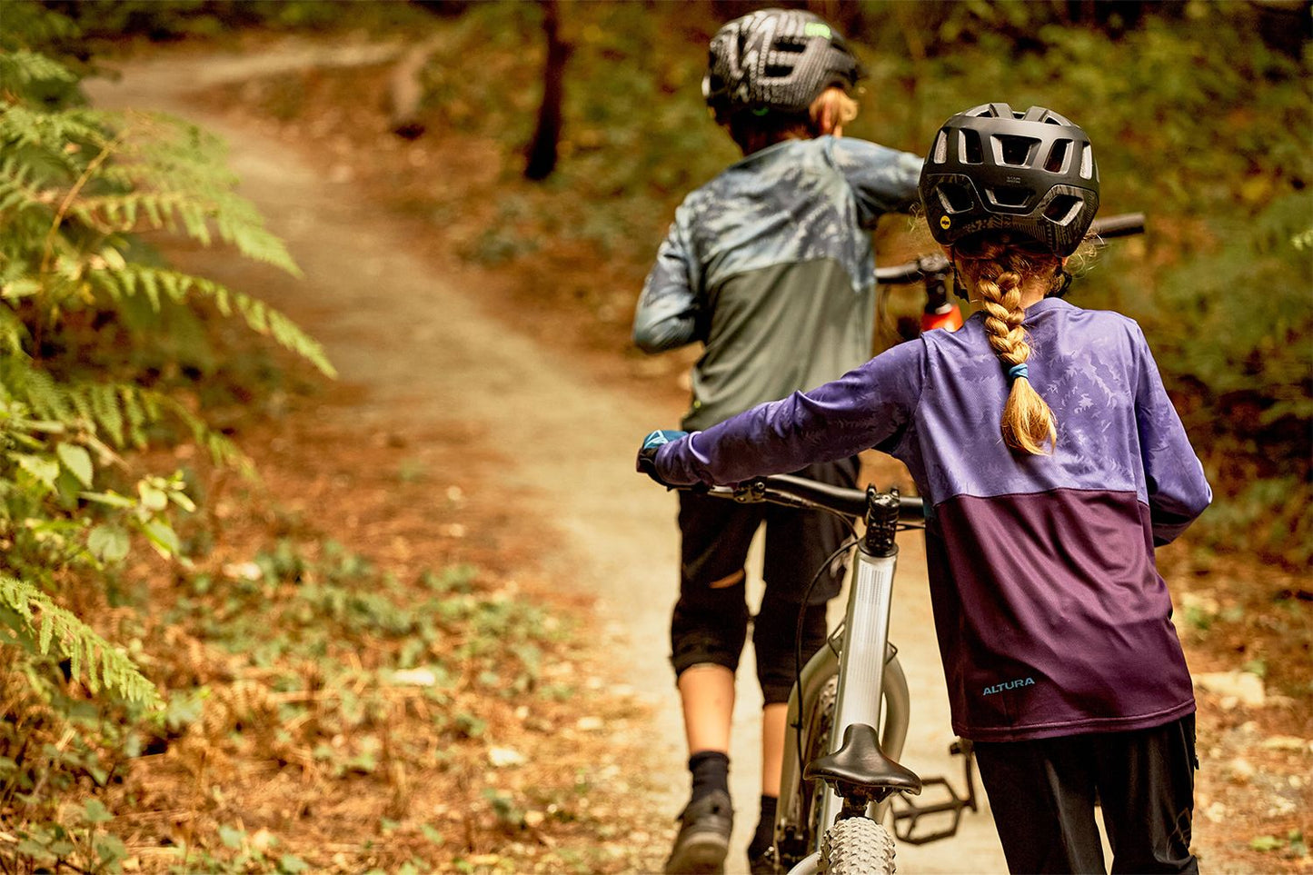 Altura Spark Light Weight Kids Long Sleeve Jersey 2023: PURPLE