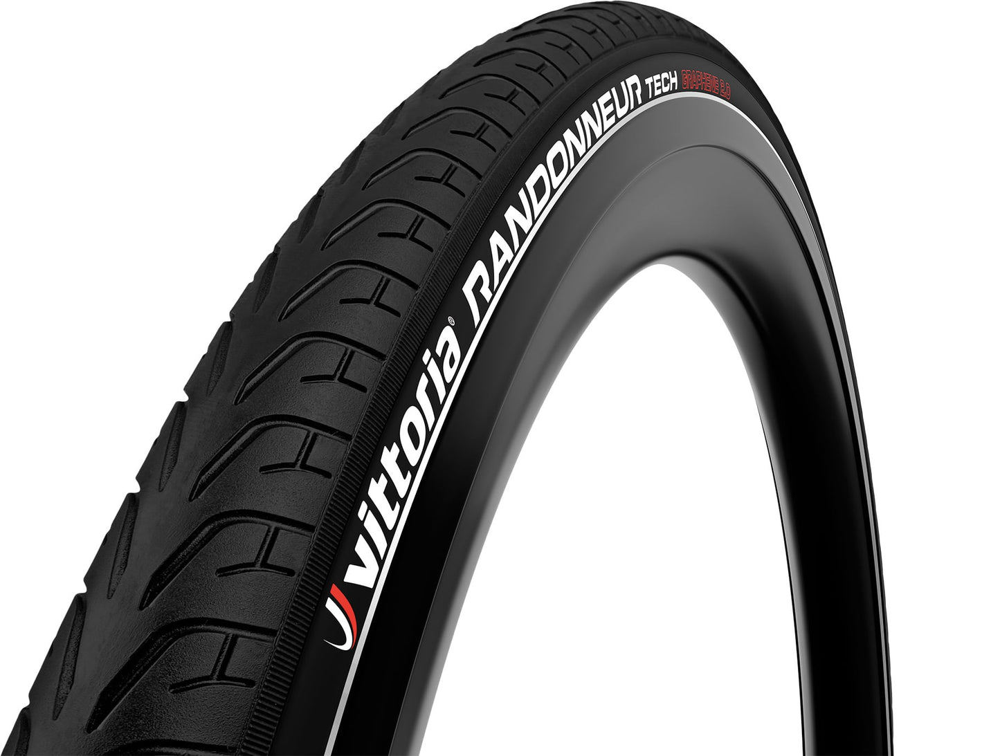 Vittoria Randonneur Tech 700x28c Rigid Full Black Refl G2.0 Tyre