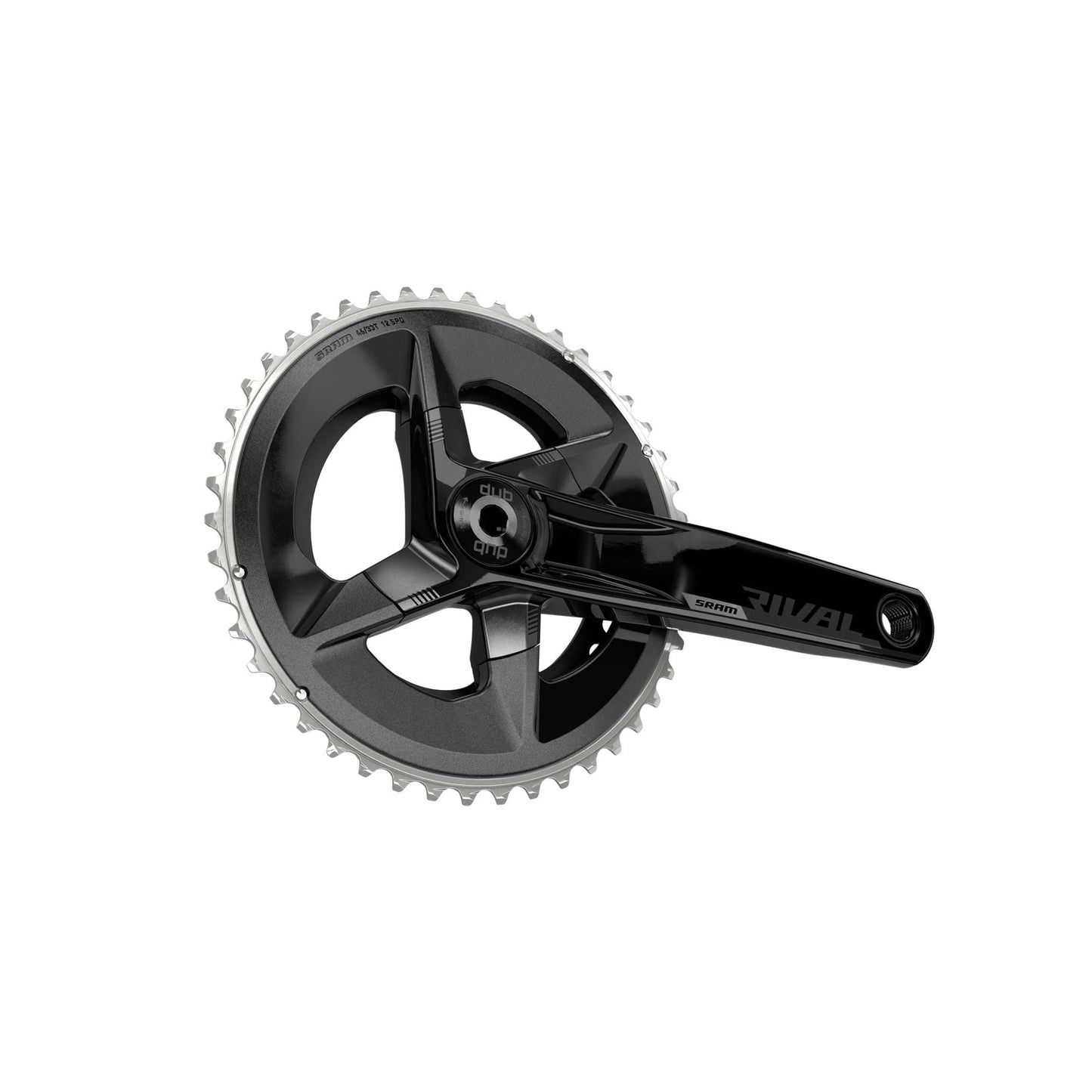 SRAM Rival AXS Crankset D1 DUB (BB Not Included): BLACK
