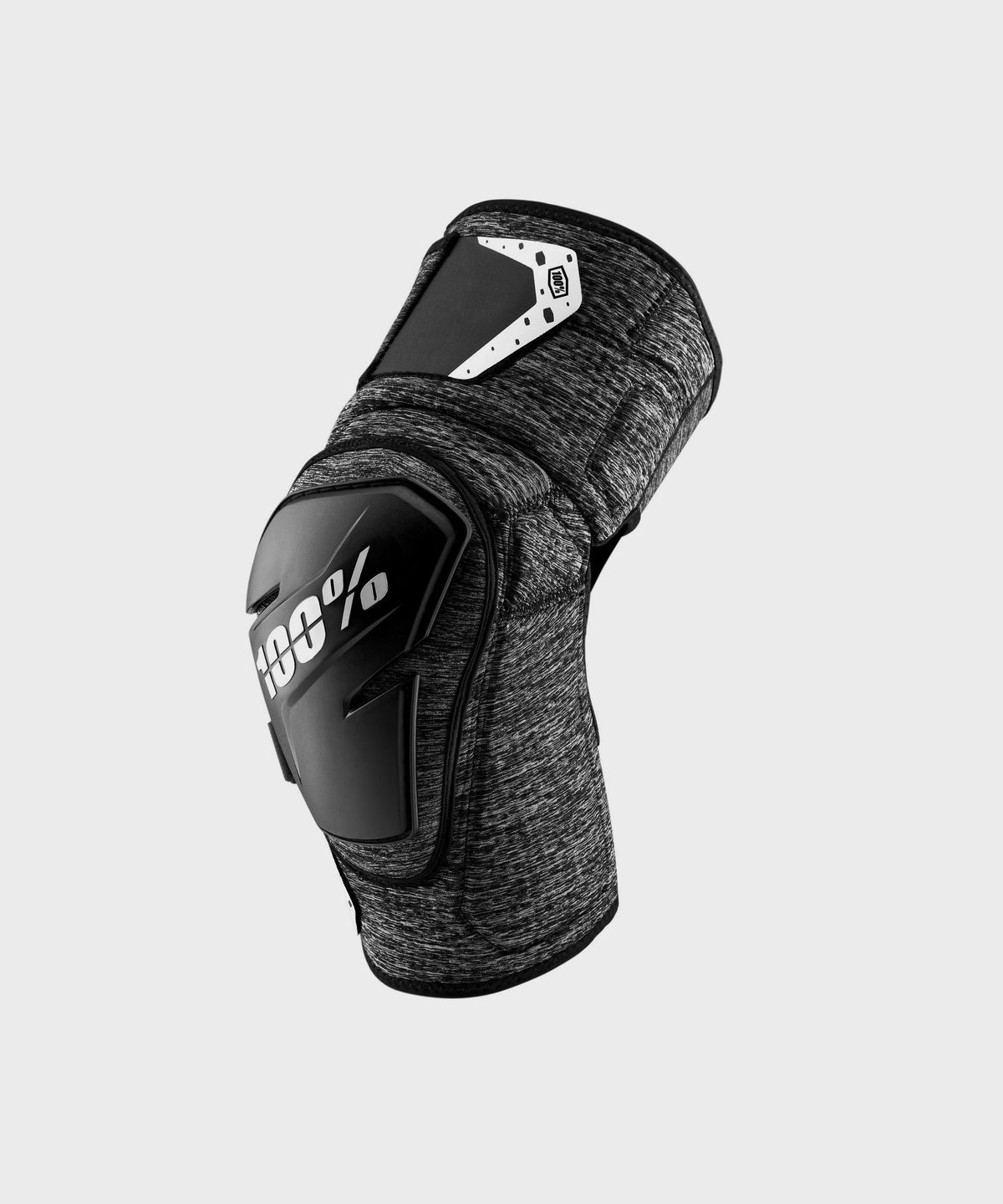 100% Fortis Knee Guard S/M / Grey Heather / Black
