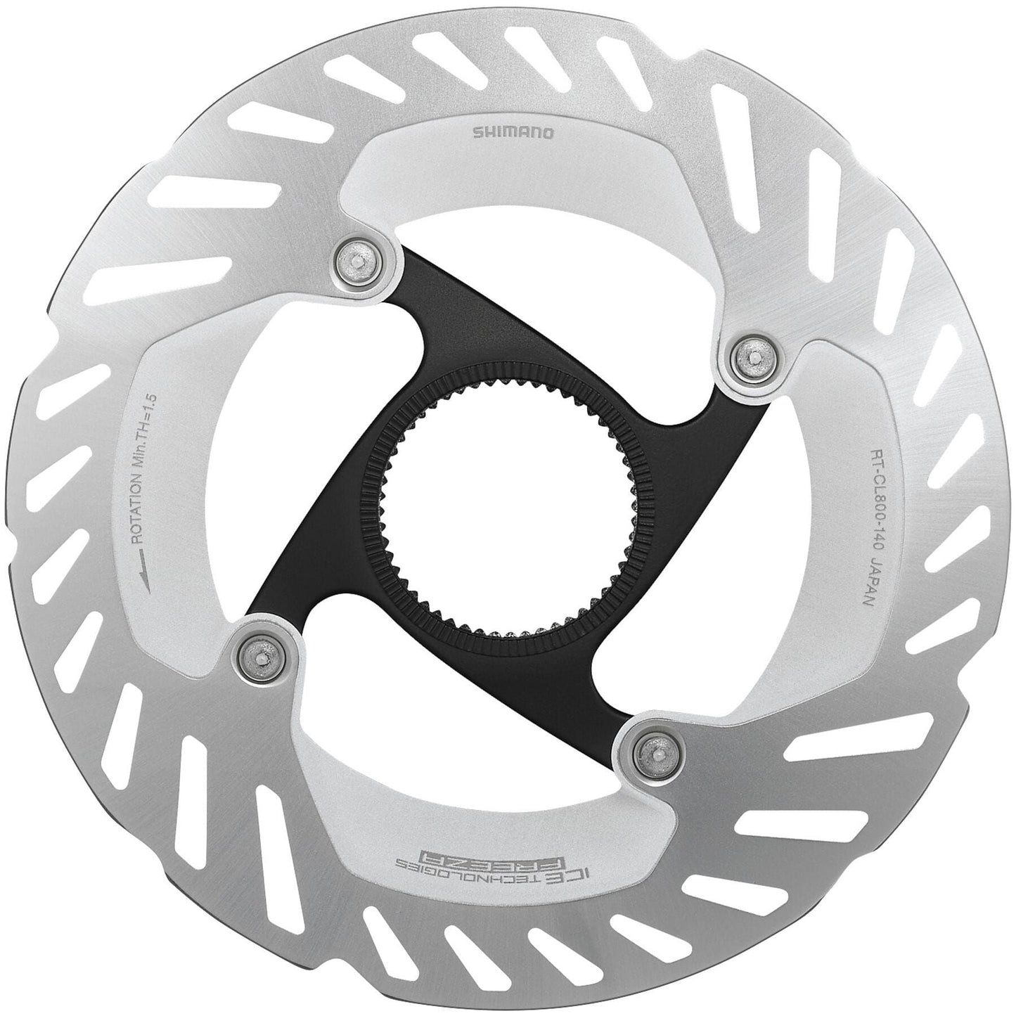 Shimano Ultegra RT-CL800 Ice Tech FREEZA rotor with internal lockring, 140 mm
