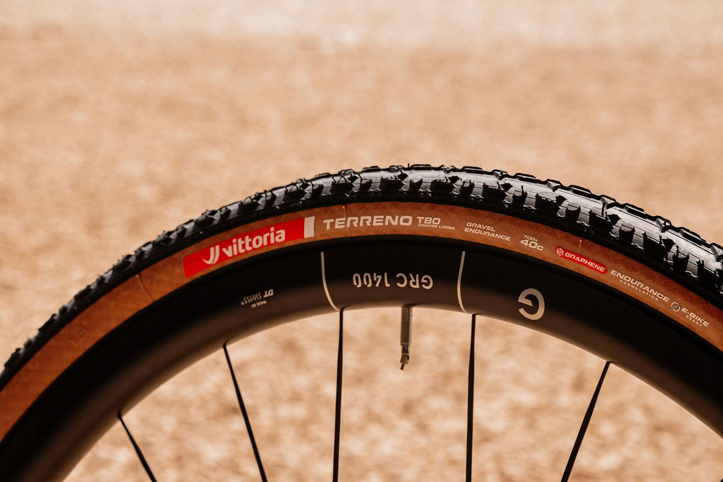 Vittoria Terreno T80 Coarse Loose 700x37c Gravel Endurance Full Black G2.0 Tubeless Ready