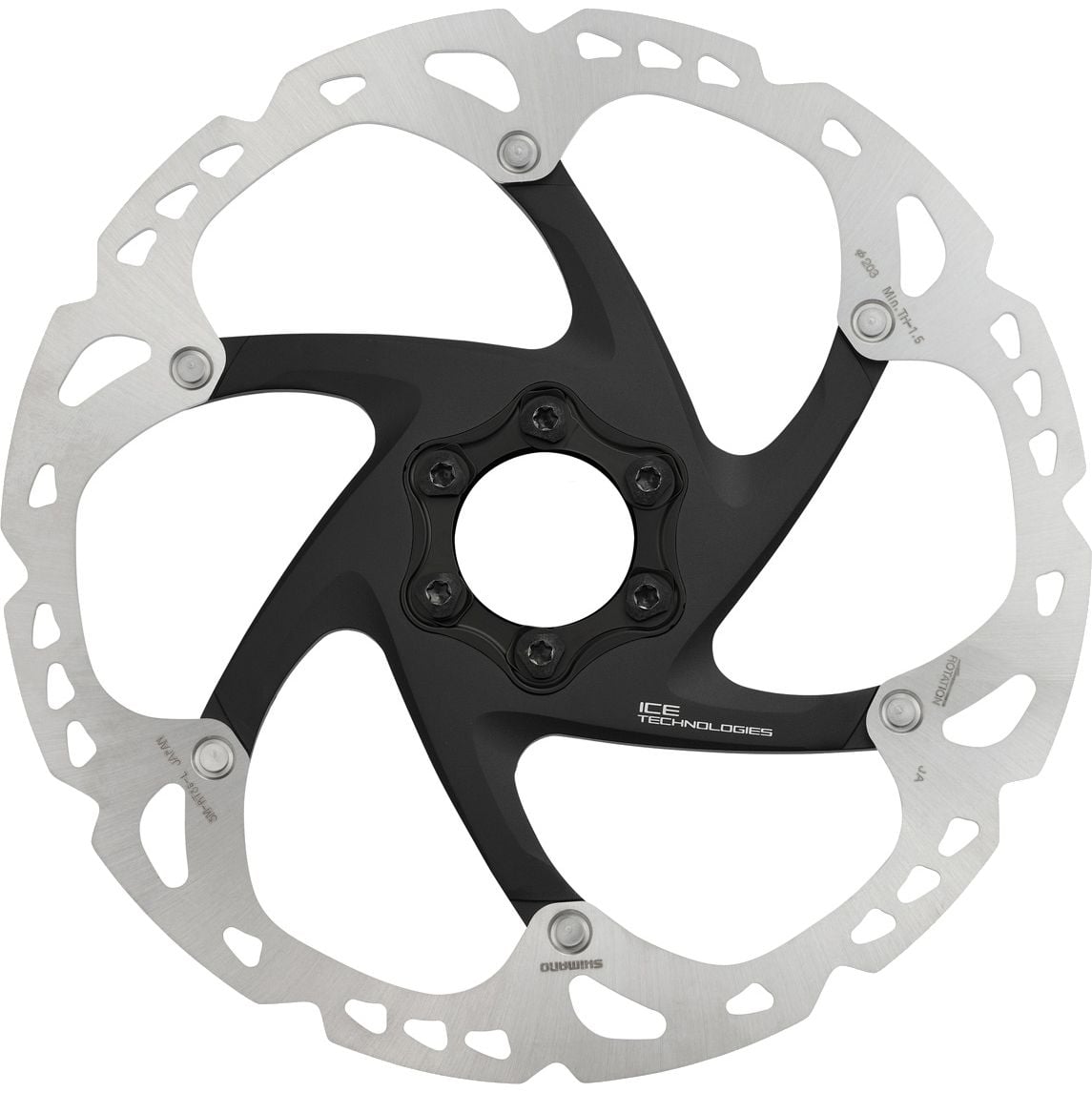 Shimano Deore XT SM-RT86 XT Ice Tech 6-bolt disc rotor, 160 mm