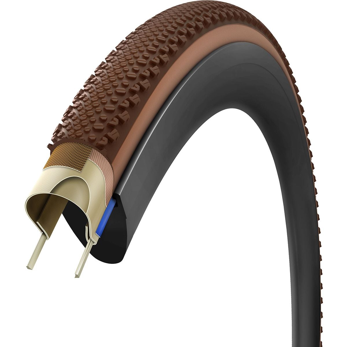 Vittoria Terreno Pro T50 Mixed 700x35c Gravel Race Natural Brown Tubeless Ready Tyre