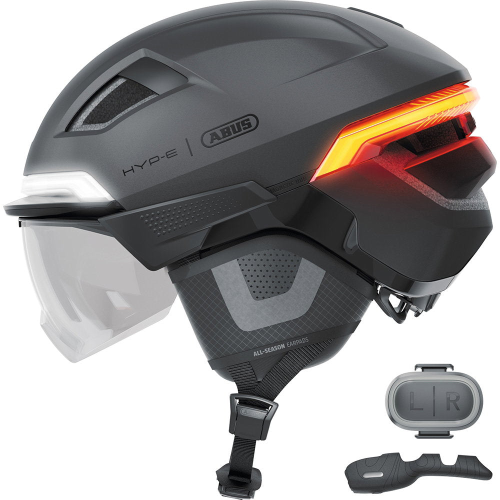 ABUS Hyp-E Bl.Ace Cycling Helmet Volcano Titan / Large