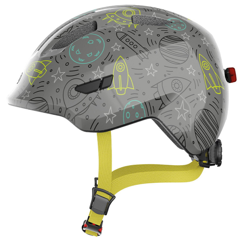 ABUS Smiley 3.0 LED Cycling Helmet Grey Space / S