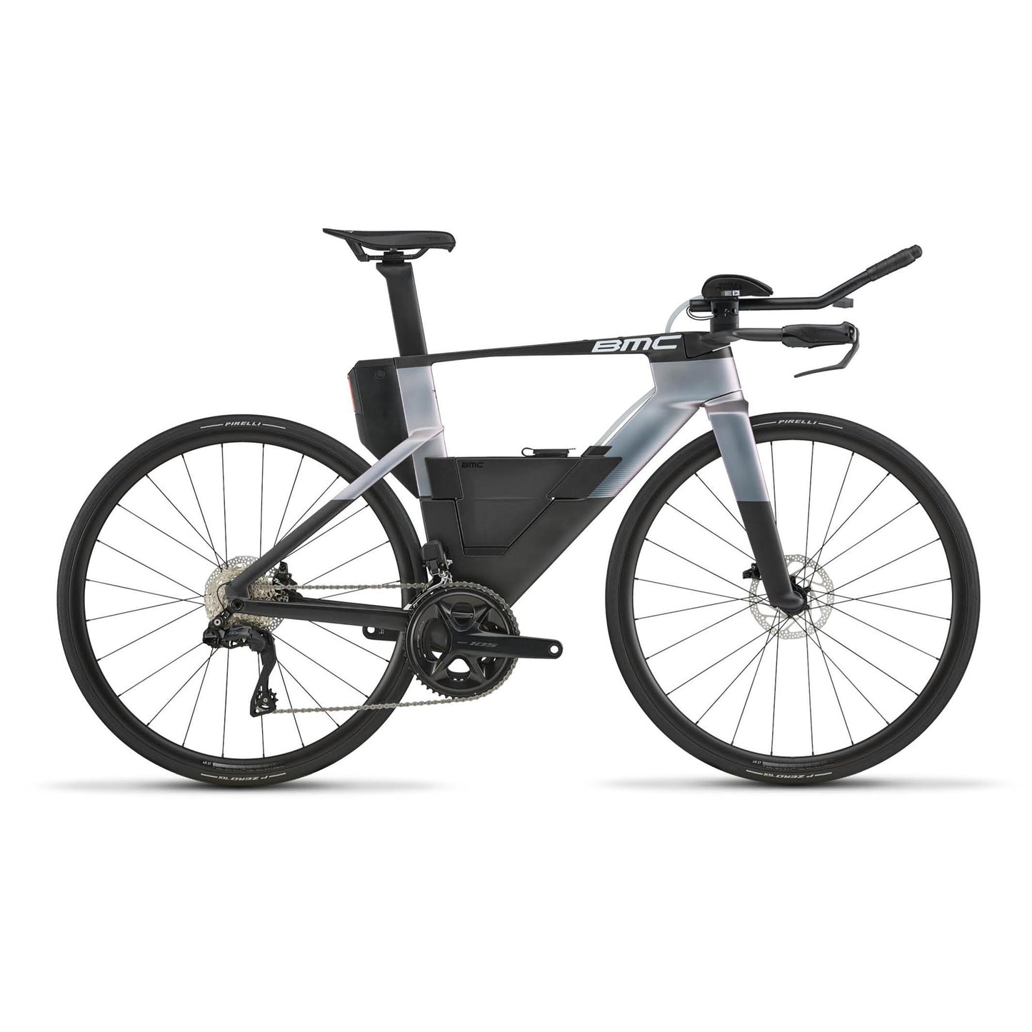 BMC Speedmachine 01 Three 105 Di2 2x12 2027: CARBON/CHAMELEON SILVER