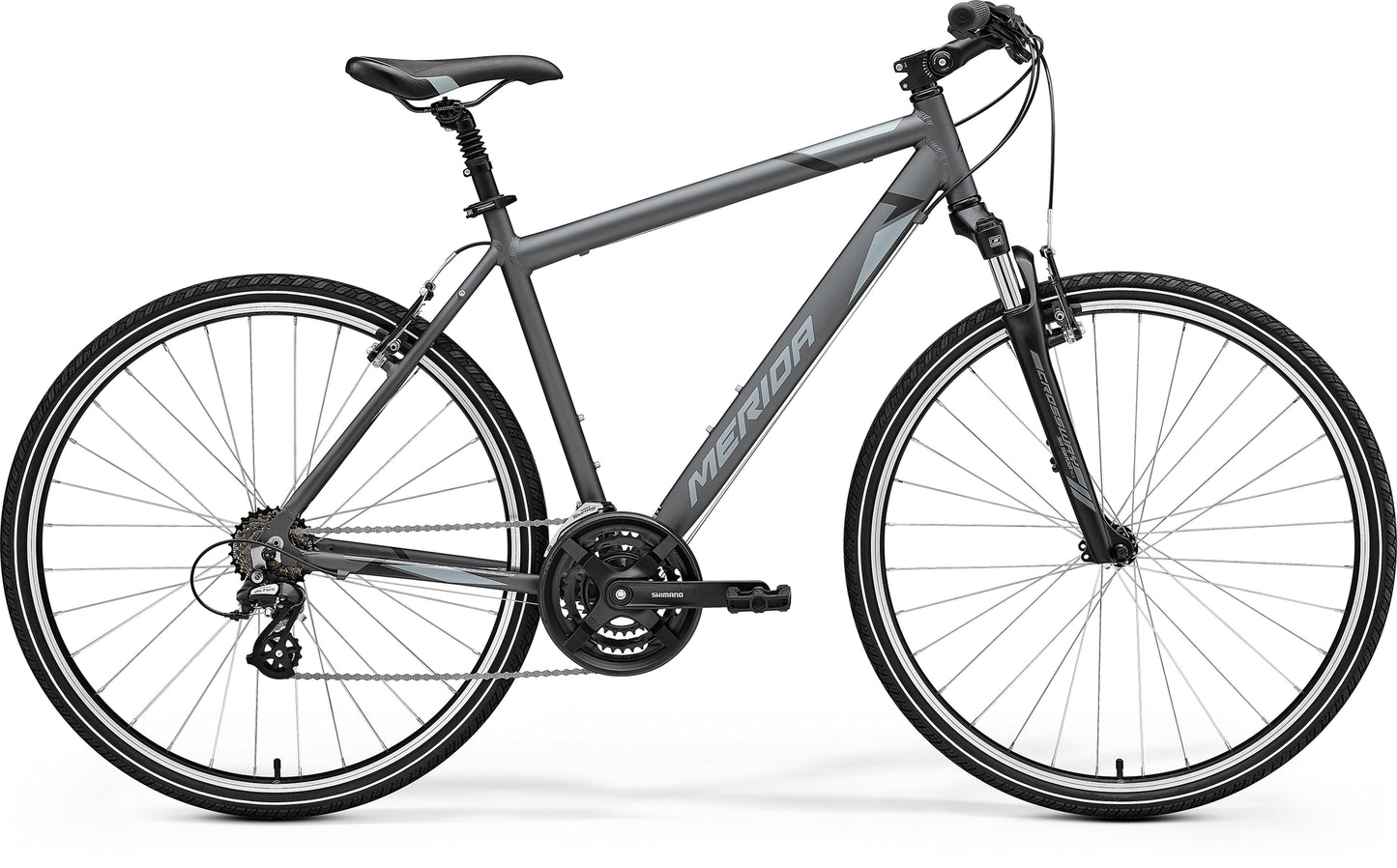 Merida Crossway 10-V - Anthracite / Black - MY23