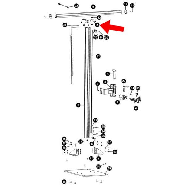 Park Tool 2106-2 - Cross Bar Support - PRS-33/PRS-33.2