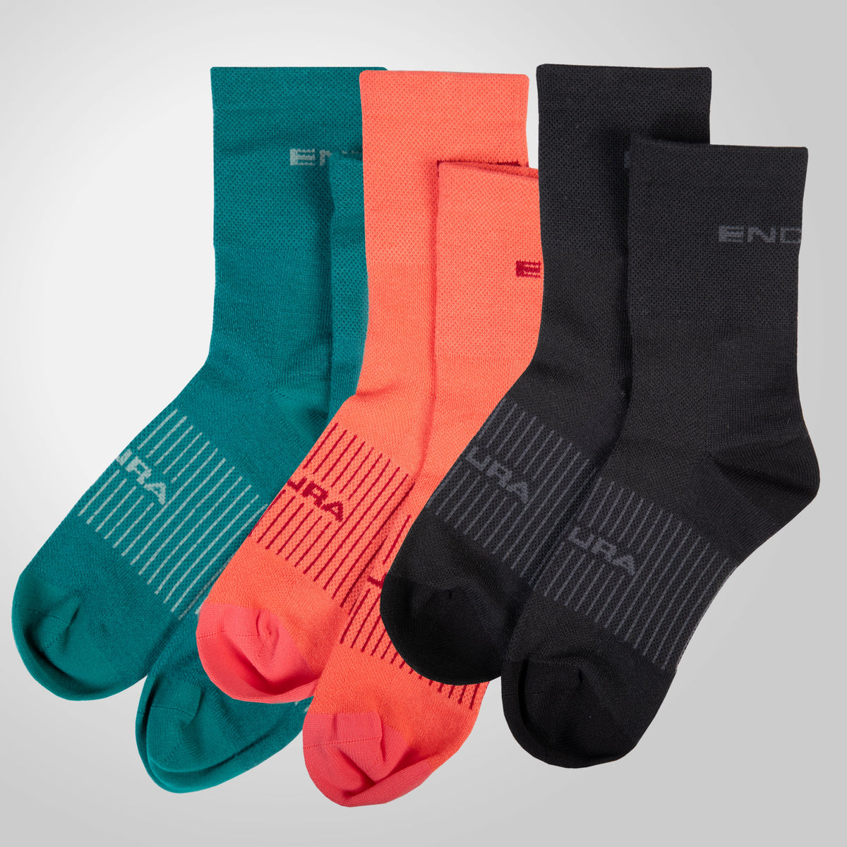 Endura Women's Coolmax Race Sock (Triple Pack)