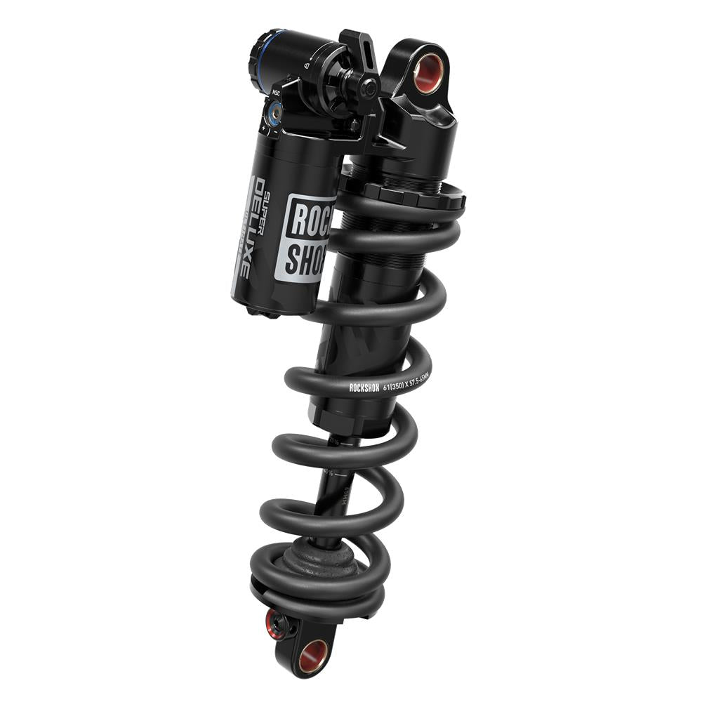 RockShox Rear Shock Super Deluxe Ultimate Coil RC2T - Linearreb/Lowcomp, Adj Hydraulic Bottom Out (Spring Sold Separately) 320Lb Theshold, Standard Standard - B1: BLACK