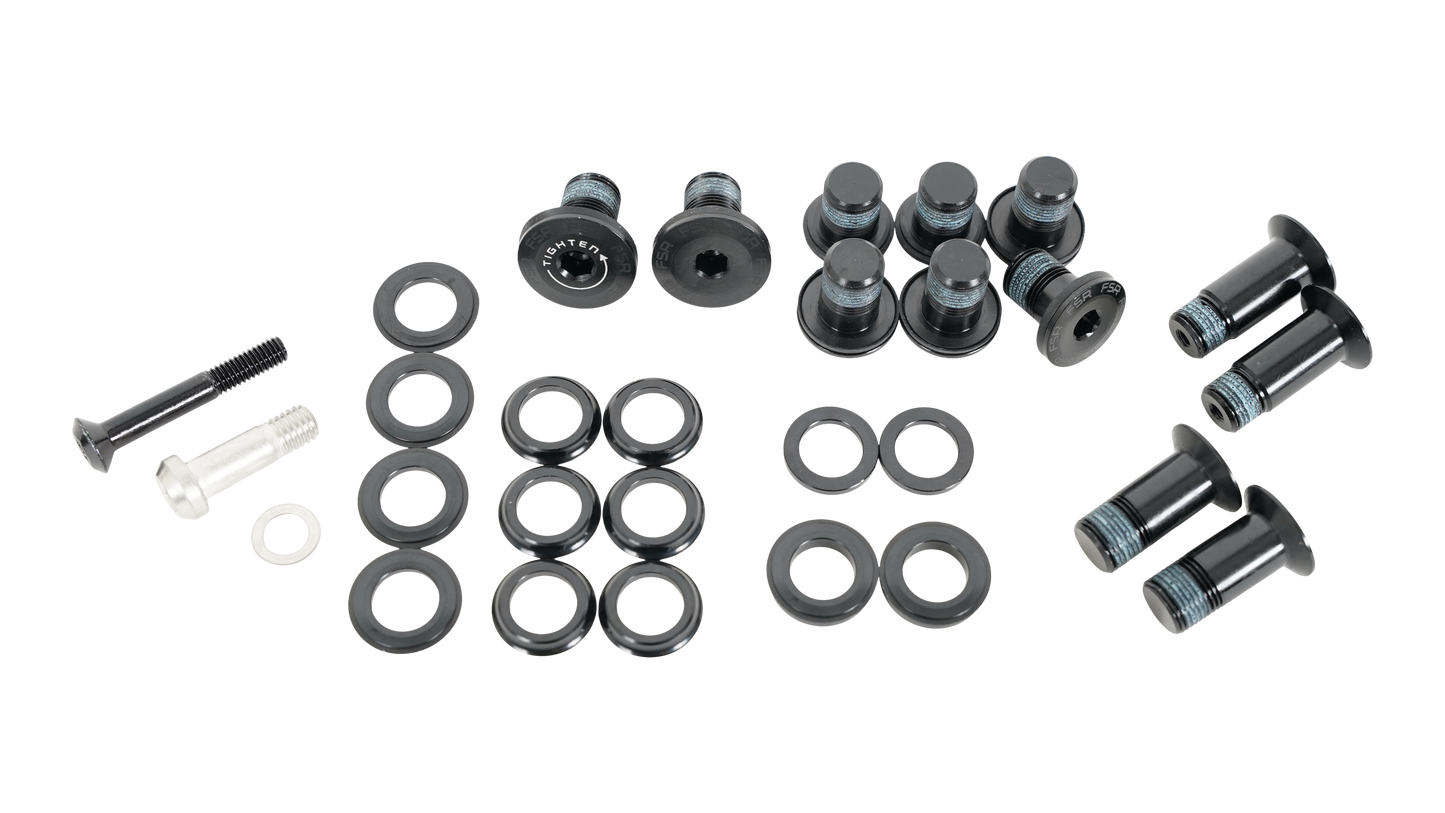 Specialized Parts Specialized BLT KIT, MY18-20 SJ FSR (J1), SUSPENSION PIVOT BOLT KIT (W/ PIVOT SPACERS)