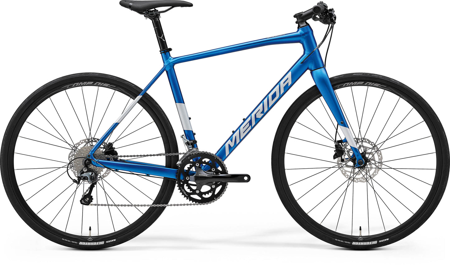Merida Speeder 300 - Silk Blue/Dark Silver - MY24