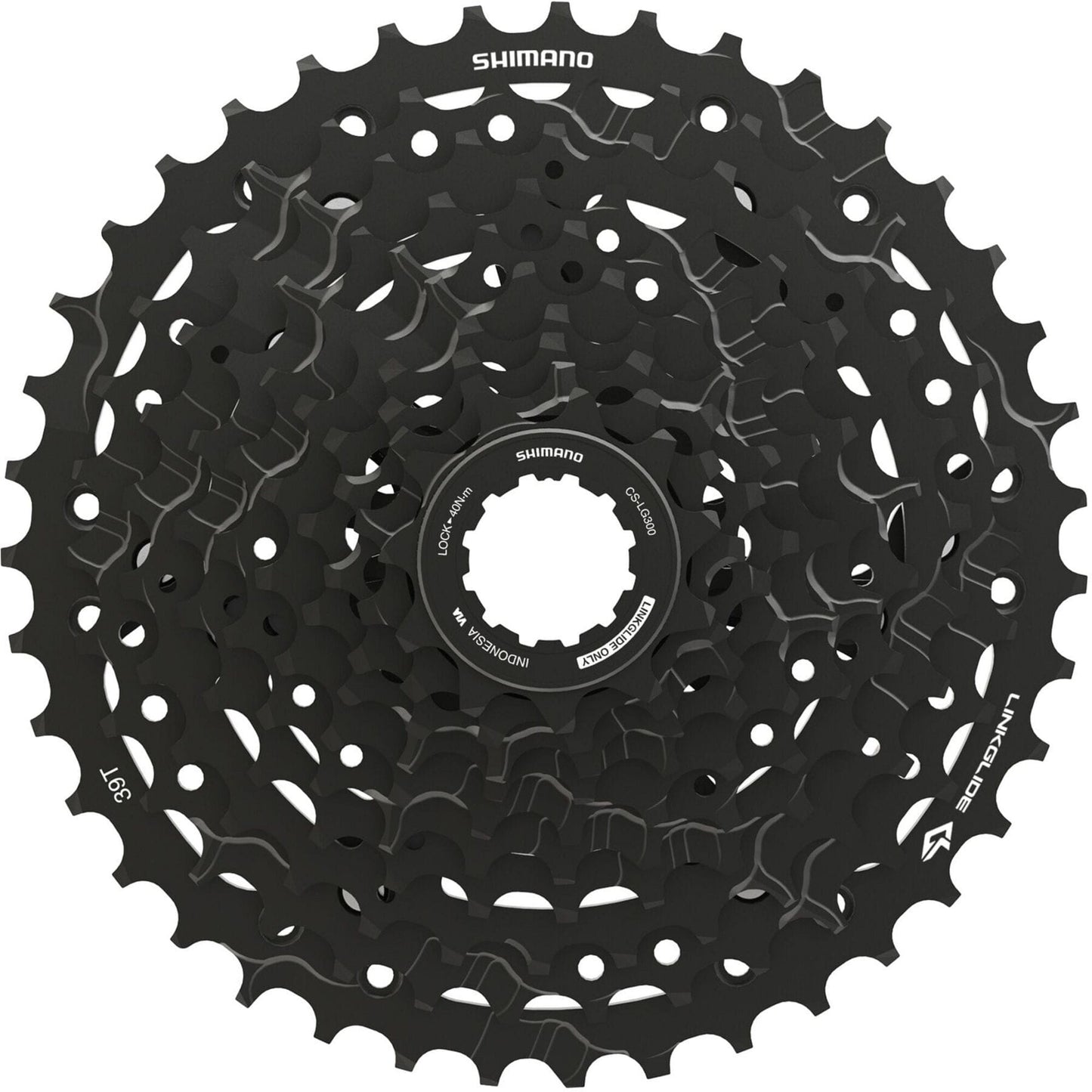 Shimano CUES CUES CS-LG300-10 Link Glide cassette, 10-speed, 11 - 39T