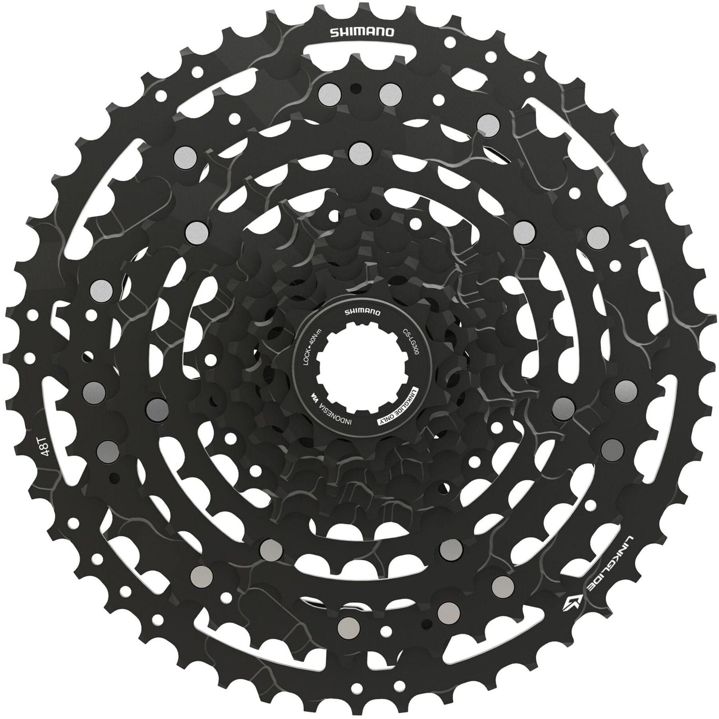 Shimano CUES CUES CS-LG300-10 Link Glide cassette, 10-speed, 11 - 48T