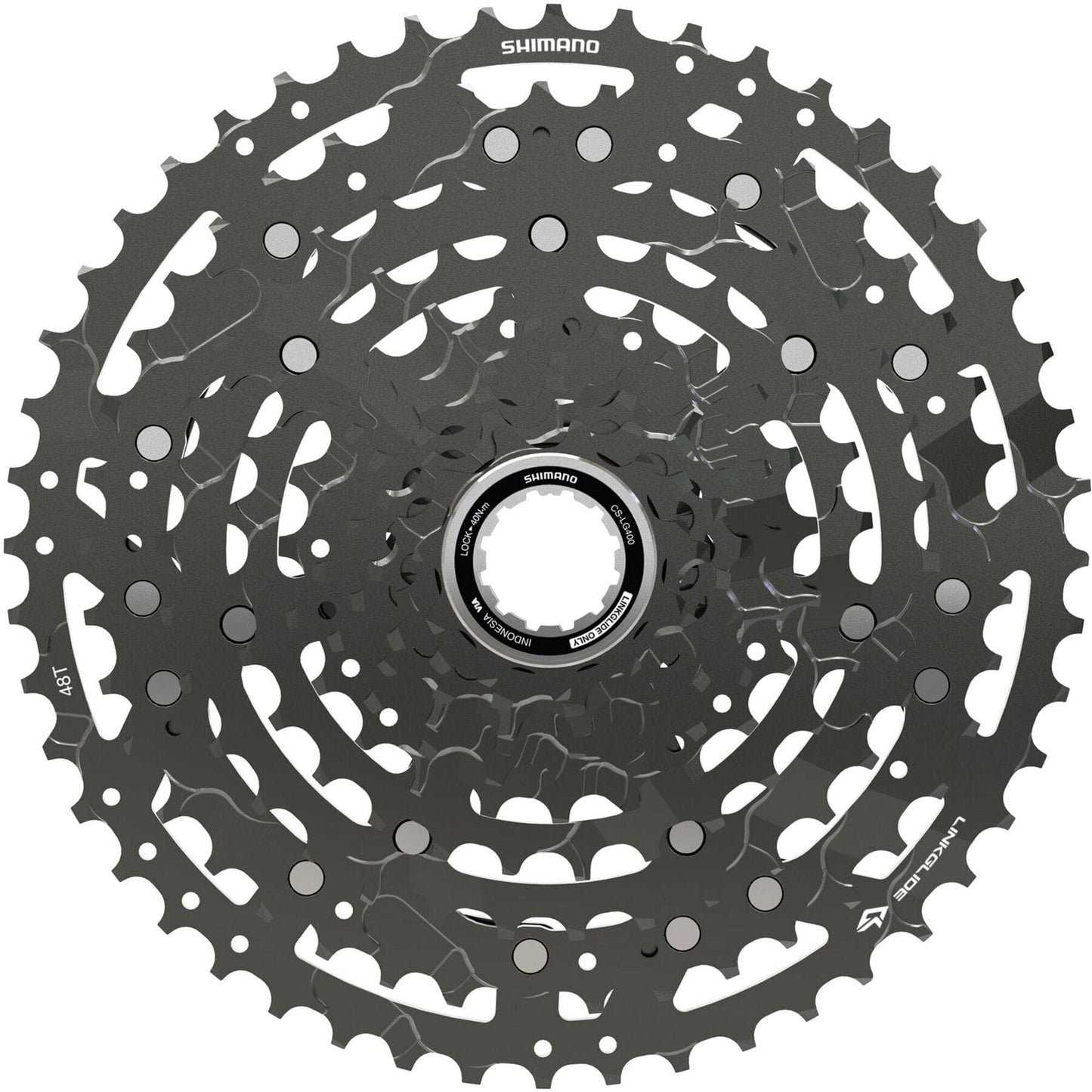 Shimano CUES CS-LG400-10 CUES Link Glide cassette, 10-speed, 11 - 48T