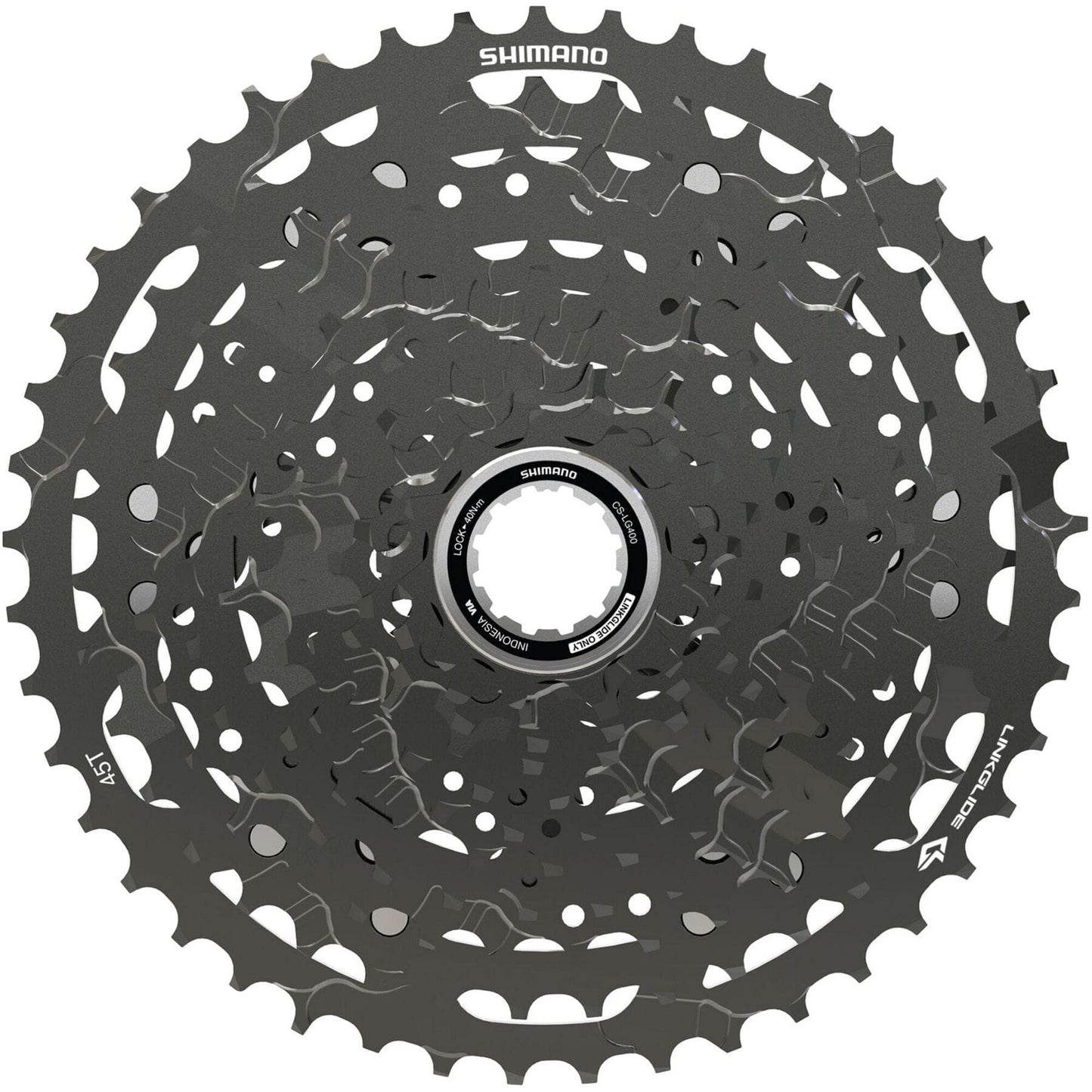 Shimano CUES CS-LG400-11 CUES Link Glide cassette, 11-speed, 11 - 45T
