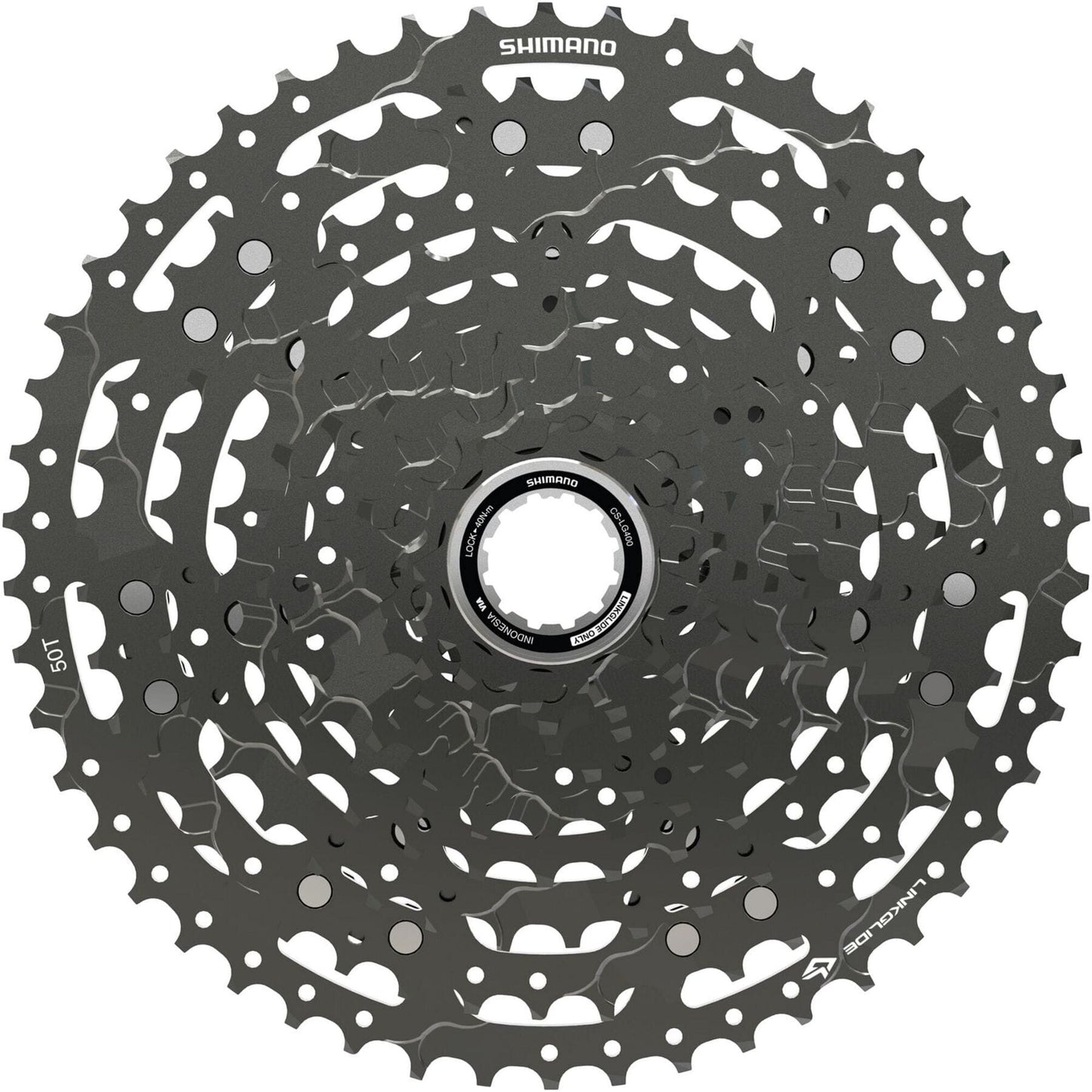 Shimano CUES CS-LG400-11 CUES Link Glide cassette, 11-speed, 11 - 50T