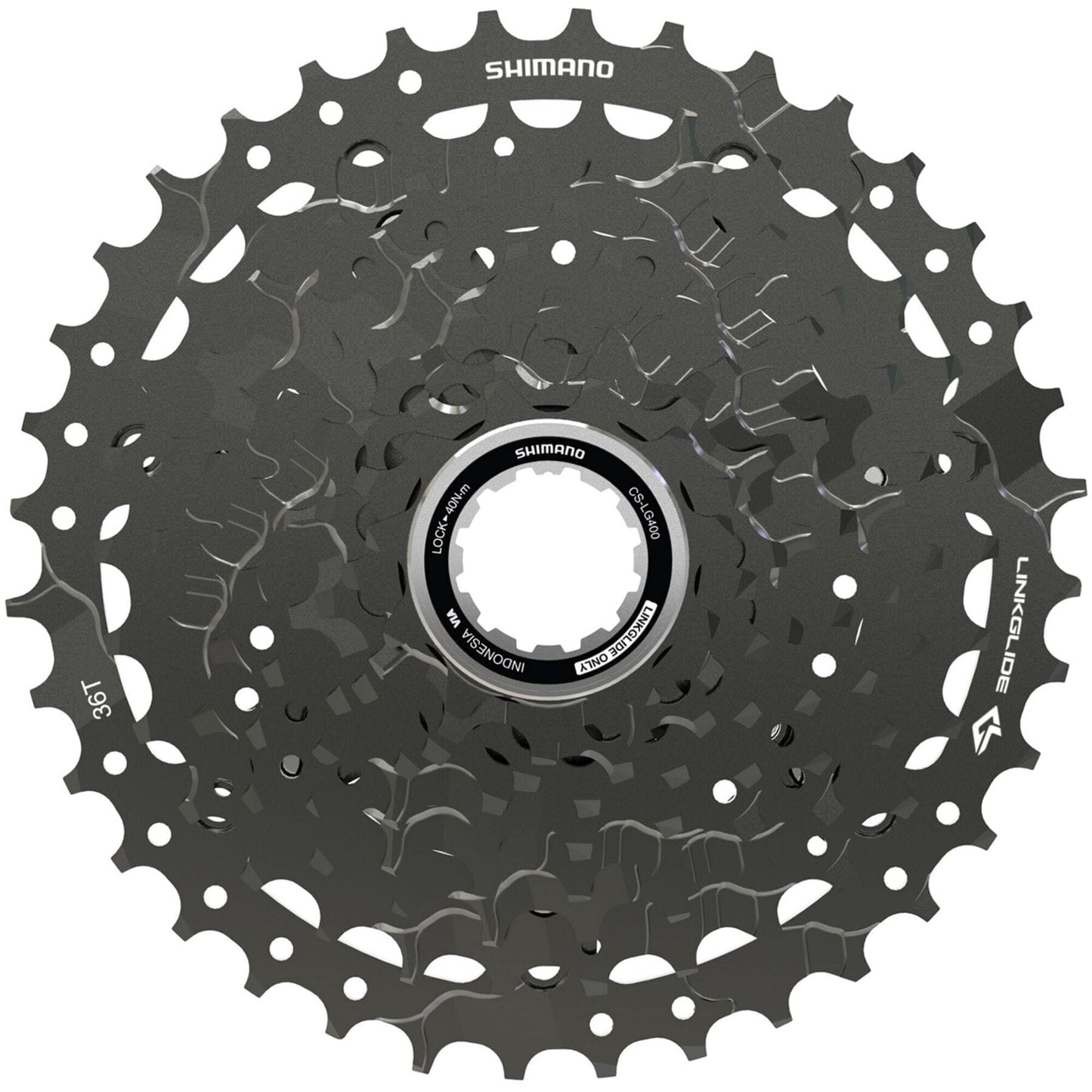 Shimano CUES CS-LG400-9 CUES Link Glide cassette, 9-speed, 11 - 36T