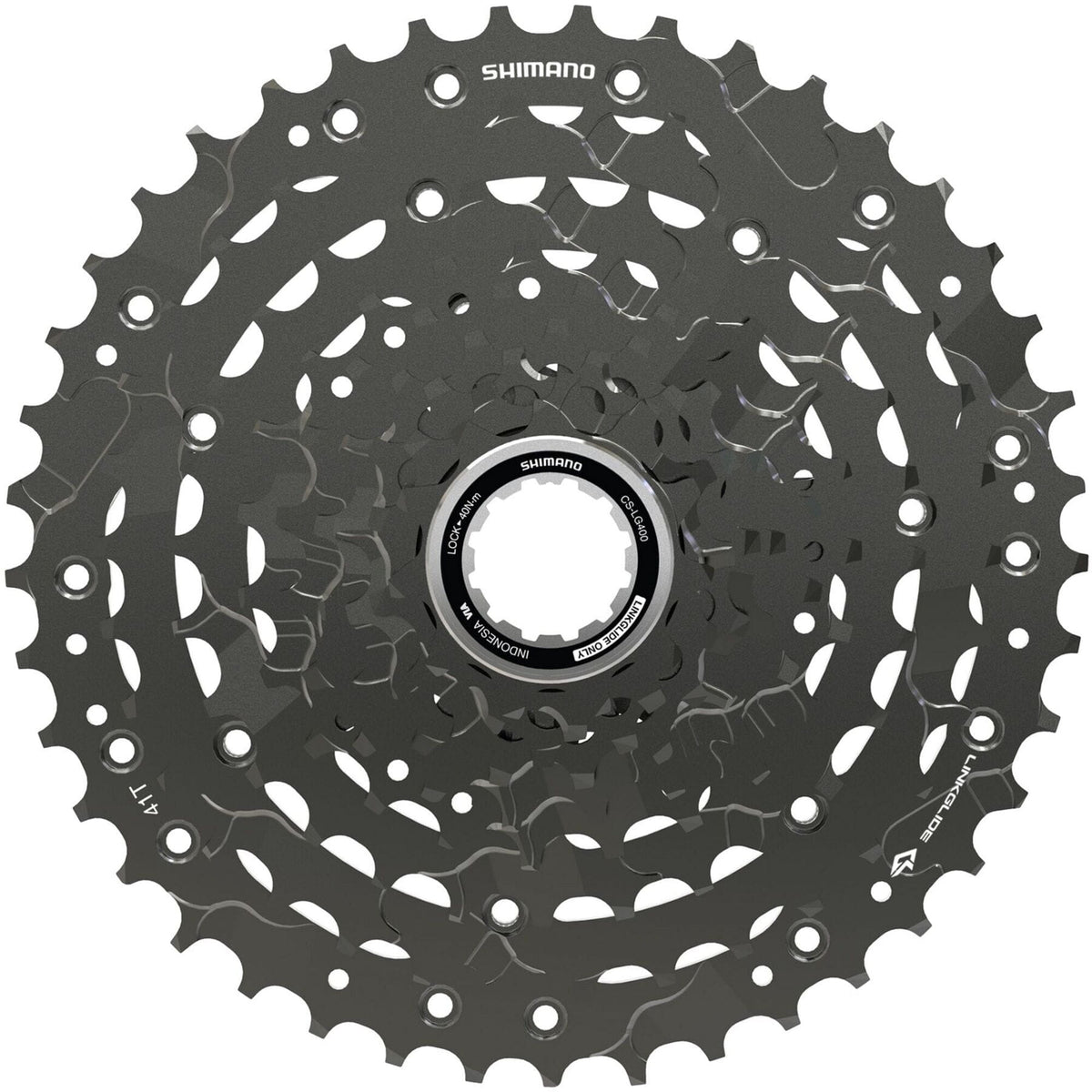 Shimano CUES CS-LG400-9 CUES Link Glide cassette, 9-speed, 11 - 41T