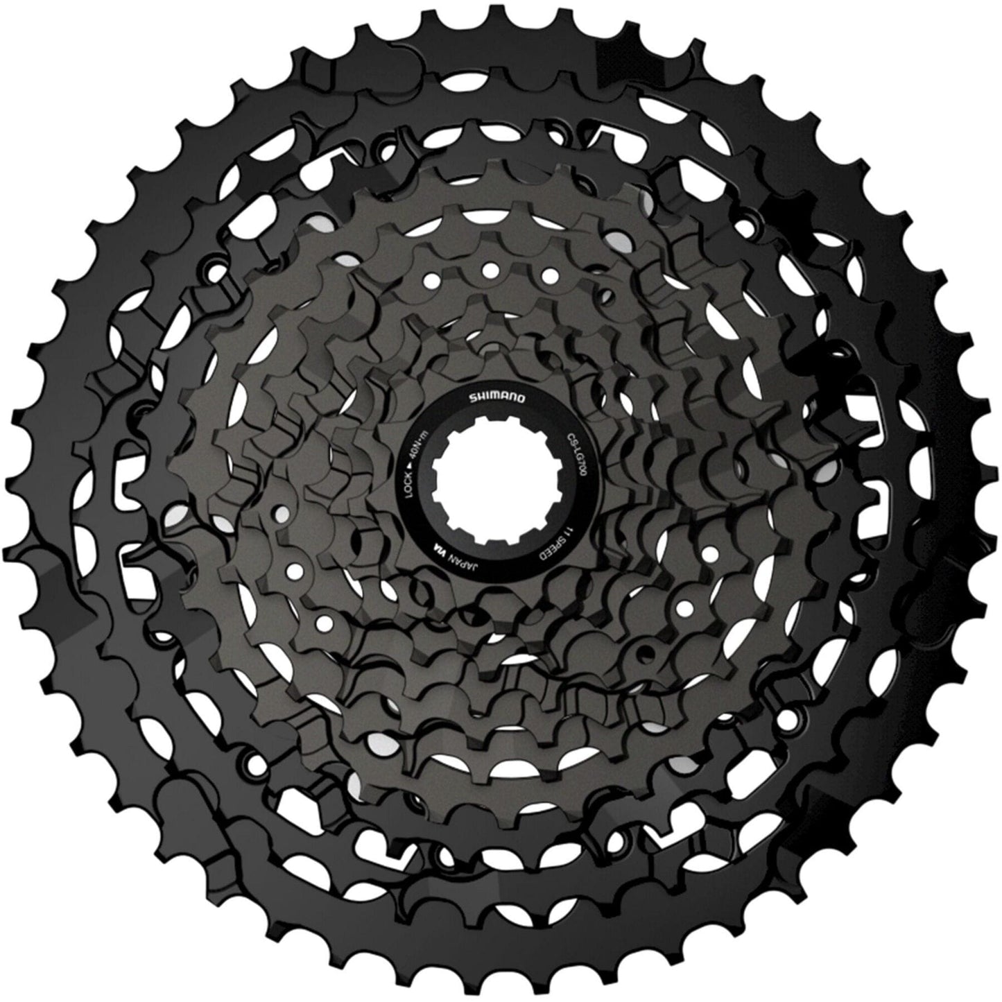 Shimano CUES CUES CS-LG700-11 Link Glide cassette, 11-speed, 11 - 45T