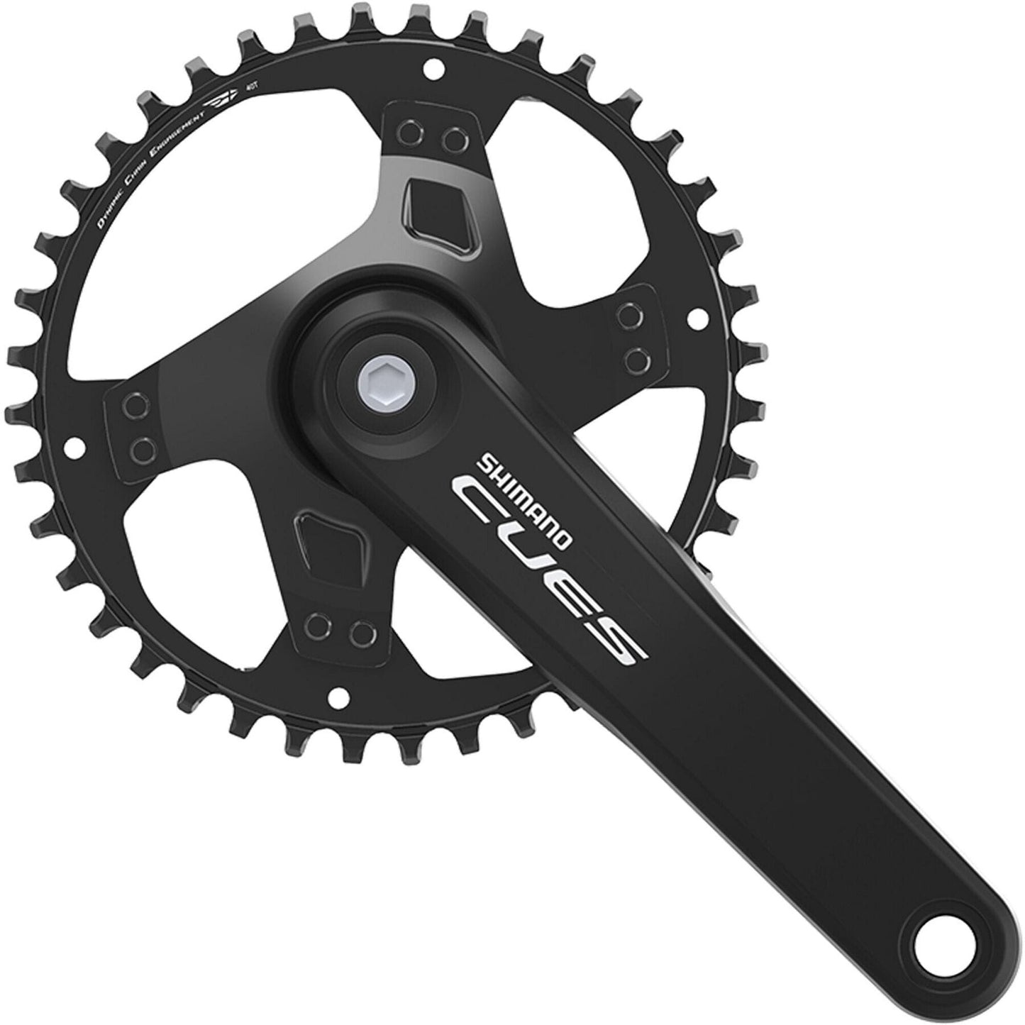 Shimano CUES FC-U4000 CUES chainset, for 9/10/11-speed, 175 mm