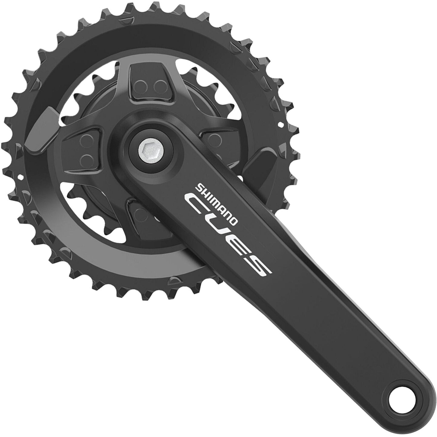 Shimano CUES FC-U4000 CUES chainset, for 9/10/11-speed, 170 mm, 36/22T, Boost